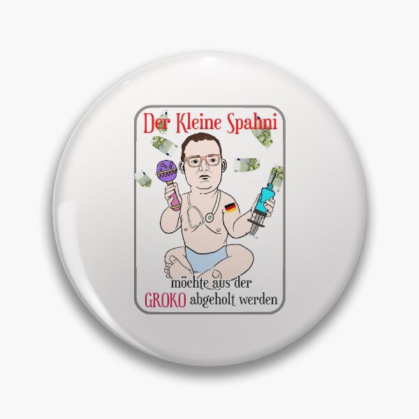 Item preview, Spahn CDU Gesundheitsminister Deutschland Groko-Aus Anti Spahn Opposition Geschenk designed and sold by TheAplus.