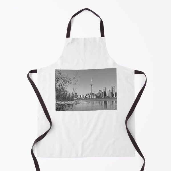 Item preview, Toronto Skyline - A View back from the Islands in Black and White designed and sold by OByD.