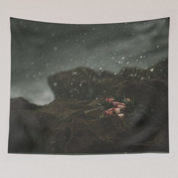 Item preview, Roses Flowers Bouquet Rocks Outdoors Nature  designed and sold by DanielCarvalho2.