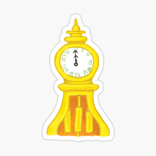 "King Leo's Palace Clock" Sticker