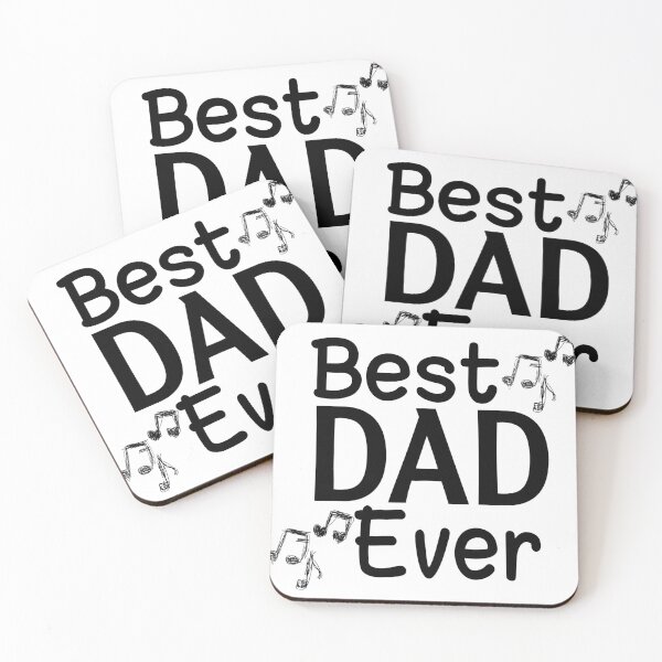 Item preview,  Best Dad Ever Music Notes designed and sold by SNOW WHITE.
