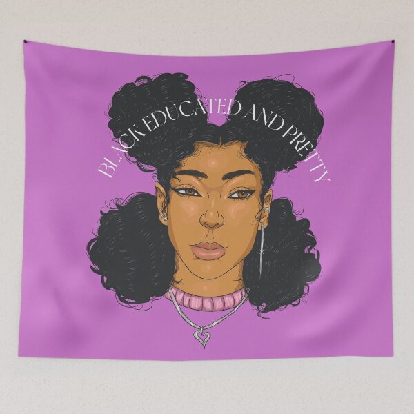 Item preview, Black educated and pretty  designed and sold by Miaart365.