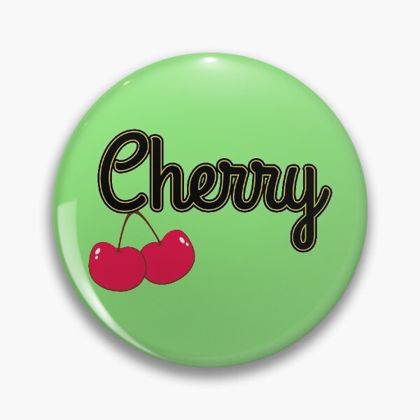 Item preview, Design of the text "Cherry" with a pair of red cherries hanging designed and sold by Martapp.