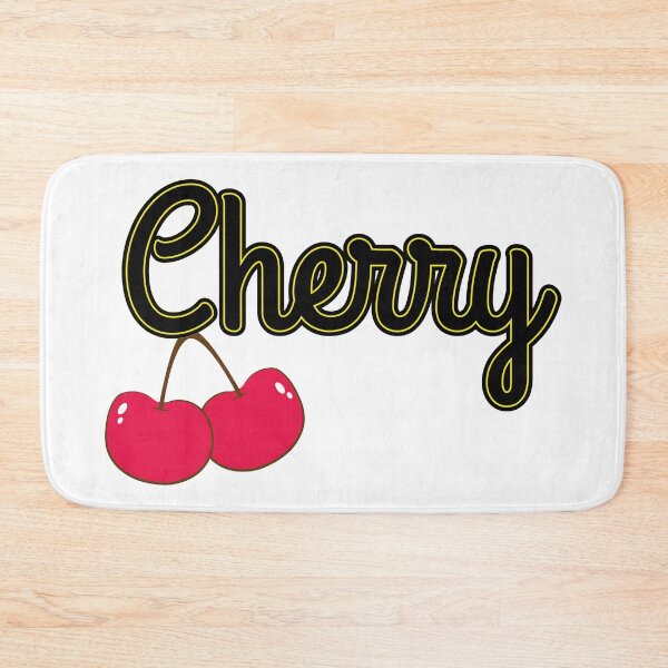 Item preview, Design of the text "Cherry" with a pair of red cherries hanging designed and sold by Martapp.