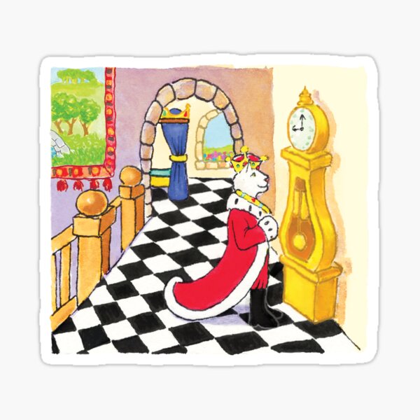 Item preview, "King Leo Watching Palace Clock" designed and sold by gigiamal.