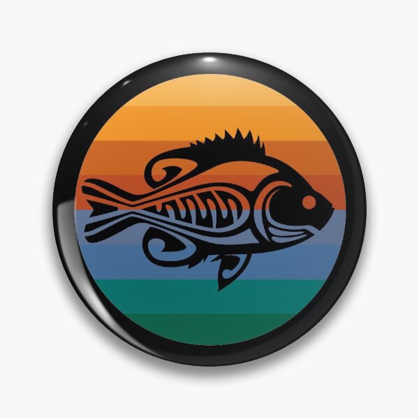 Item preview, Blue Gill Tattoo Circular Sunset Sunrise designed and sold by gstrehlow2011.