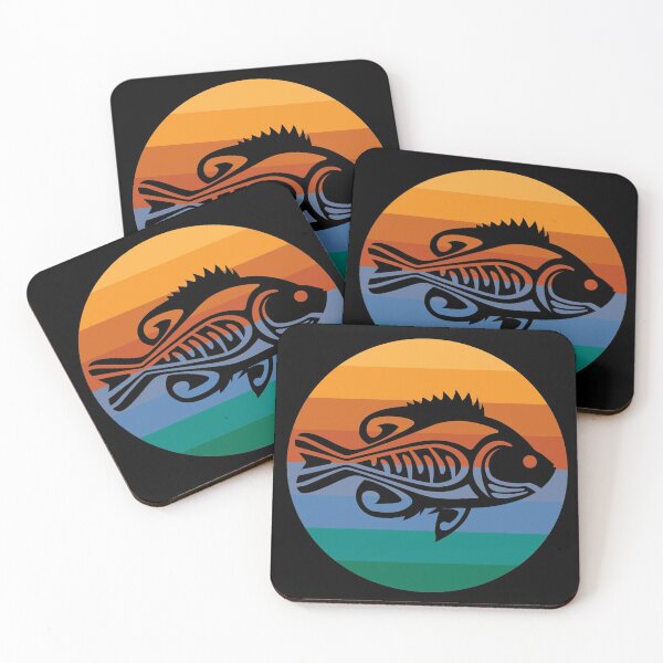 Item preview, Blue Gill Tattoo Circular Sunset Sunrise designed and sold by gstrehlow2011.