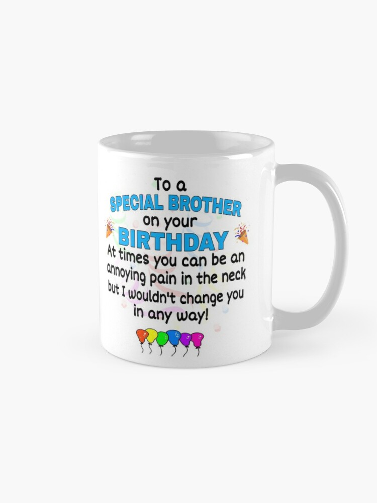 Funny Brother Gift: Worlds Okayest Brother Mug Funny Gift for Brother, Gag  Gifts for Men, Christmas Gifts for Brother Coffee Mug, Family 