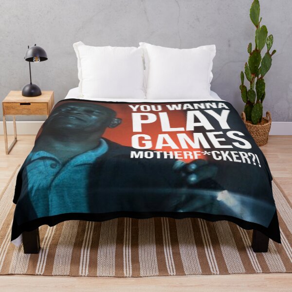 Item preview, Spiral Samuel L Jackson you wanna play games mother? designed and sold by Blacksoulgear.