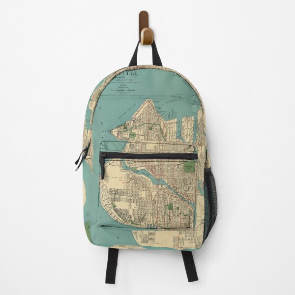 Item preview, Seattle Vintage Map | Full Color designed and sold by pckup.