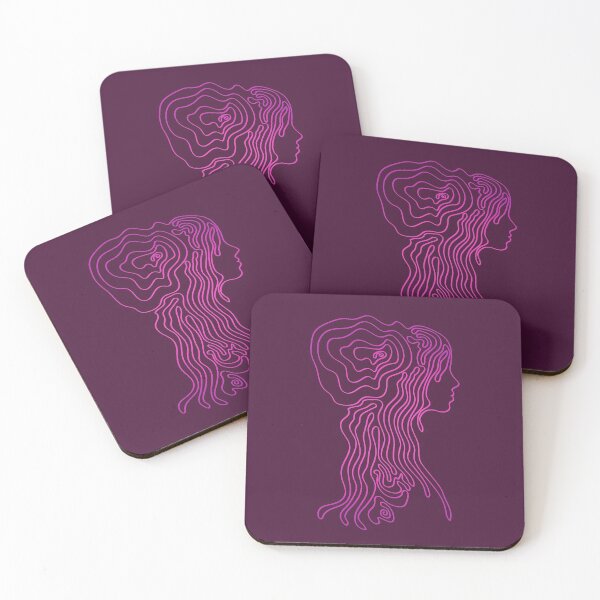 Item preview, Female Face Doodle Line Art - 07 designed and sold by serenaking.