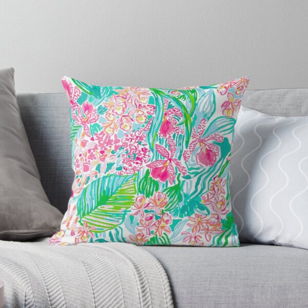 lilly pulitzer Throw Pillow