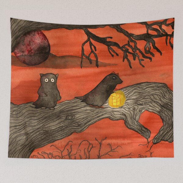 Item preview, Fox and Cat Thieves designed and sold by Niina Niskanen.