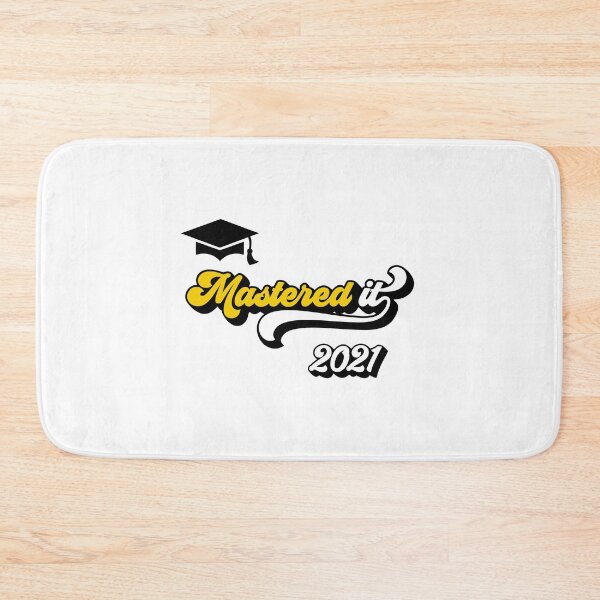 Item preview, Mastered It 2021 Saying / Masters Degree Grad Graduation design designed and sold by CreatedByHeidi.
