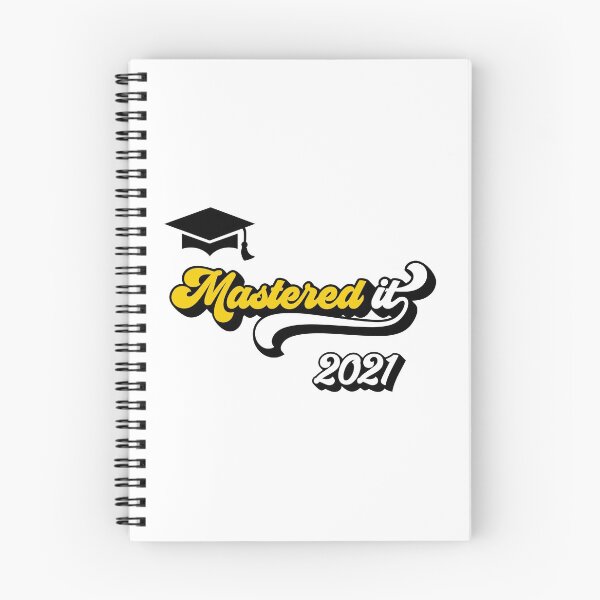 Item preview, Mastered It 2021 Saying / Masters Degree Grad Graduation design designed and sold by CreatedByHeidi.