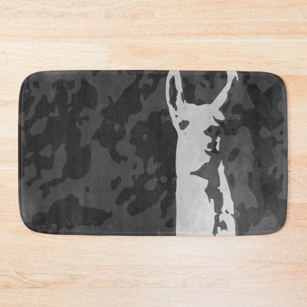 Item preview, Black & White Single Llama Art Print designed and sold by LAURA TRACY.