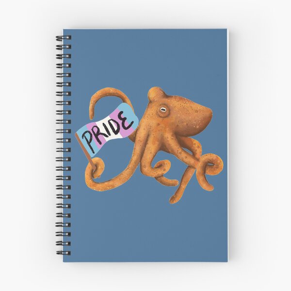 Item preview, Transgender Pride Octopus designed and sold by Squiddllr.