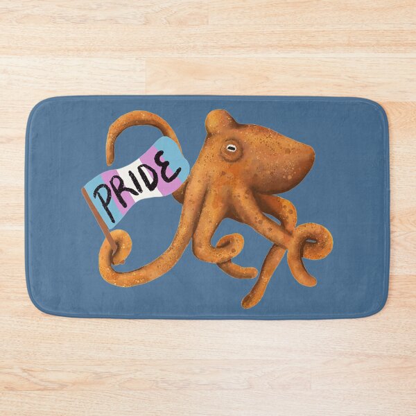 Item preview, Transgender Pride Octopus designed and sold by Squiddllr.