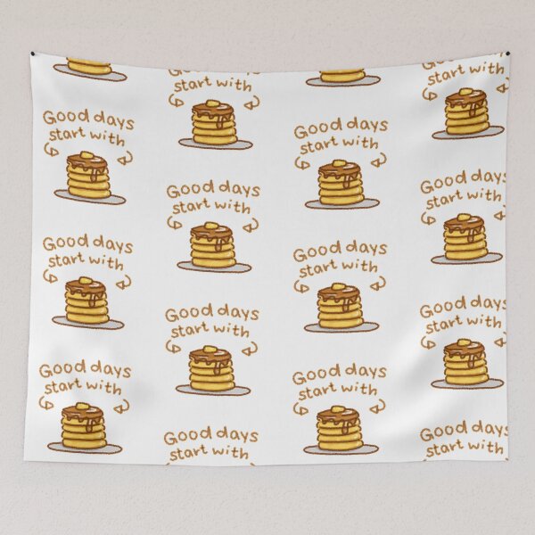 Item preview, kawaii American Fluffy Pancakes maple syrup designed and sold by GLwithUs.