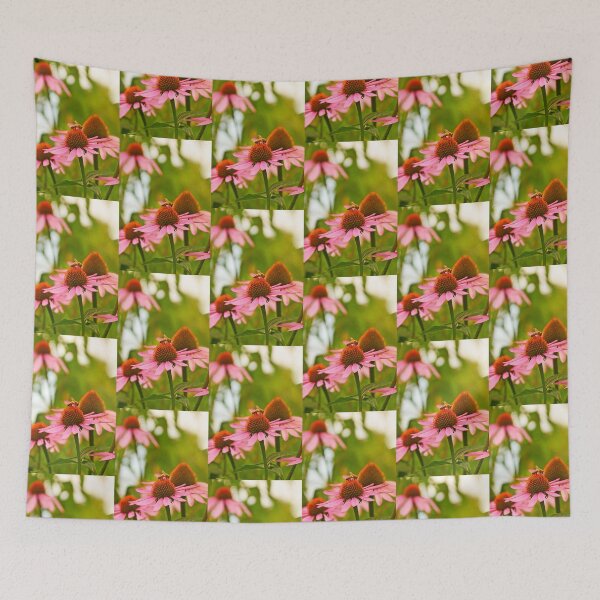Item preview, Echinacea Purpurea Flowers and Bee designed and sold by jojobob.