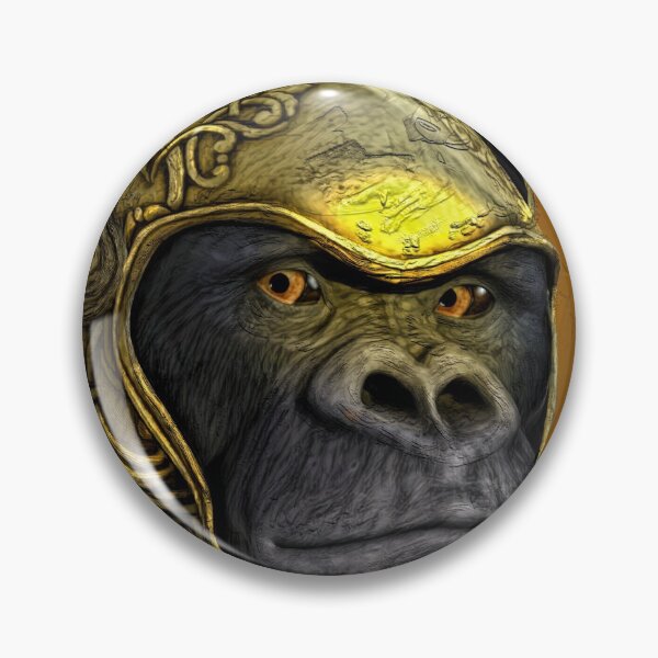 Item preview, Ape with the Golden Helmet designed and sold by kenmo.