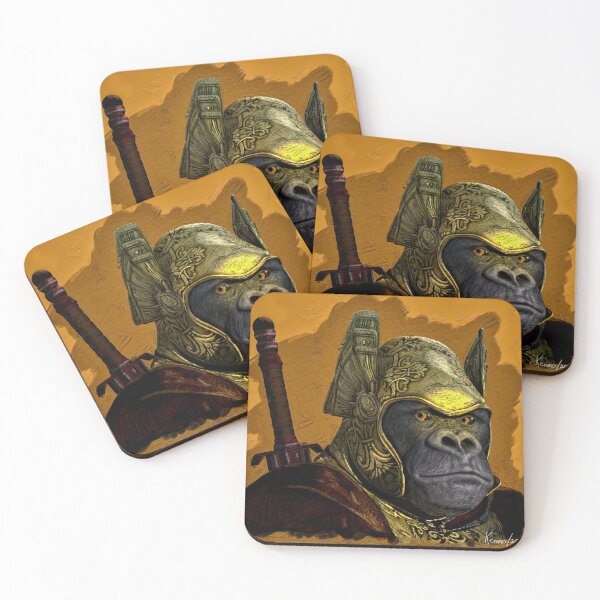 Item preview, Ape with the Golden Helmet designed and sold by kenmo.