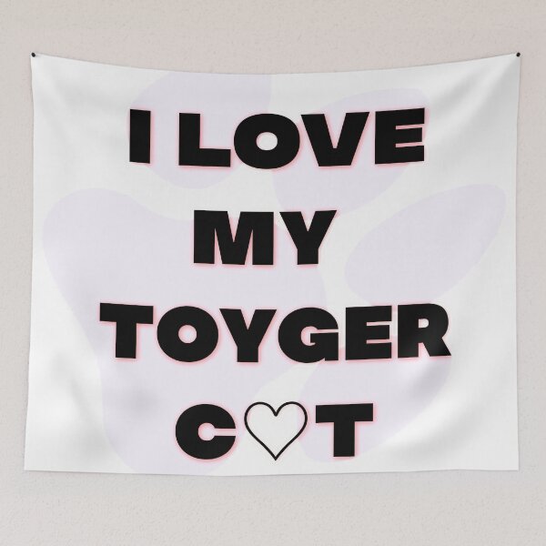 Item preview, I love my TOYGER CAT shirt gift designed and sold by Midouguechi.