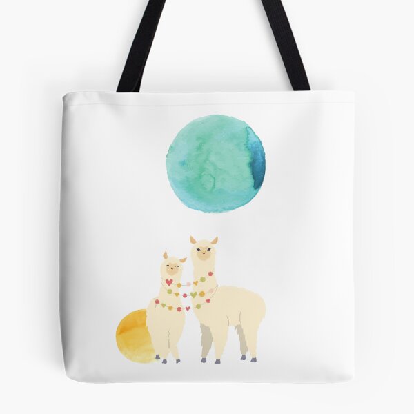 Item preview, cute lamas with planets designed and sold by Marthyarty.
