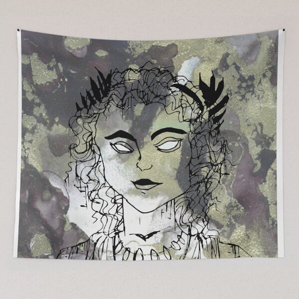Item preview, Demeter Watercolor Greek Mythology Art Print designed and sold by LAURA TRACY.