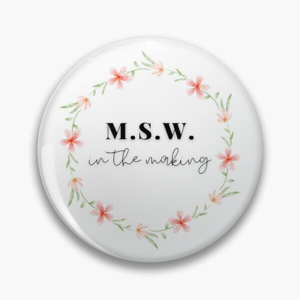 Item preview, Masters of Social Work MSW in the making flowers designed and sold by abdesigns4u.