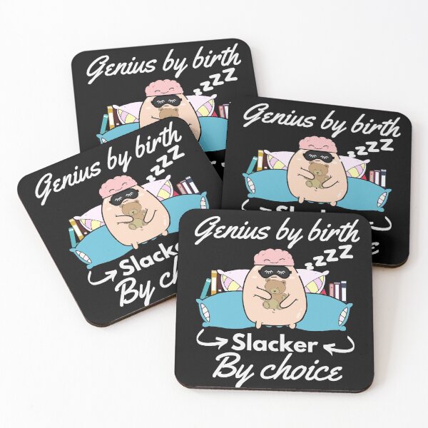 Item preview, Genius by birth slacker by choice designed and sold by Yellowsprint.