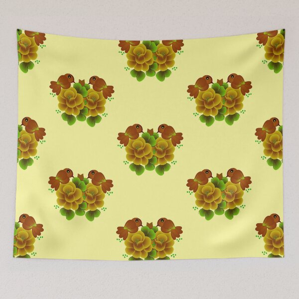 Item preview,  Flower Birds designed and sold by Zareen Sayyed.