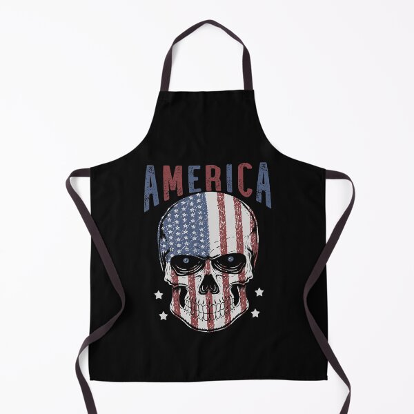 Item preview, America Skull Head USA Flag designed and sold by Qudkin.