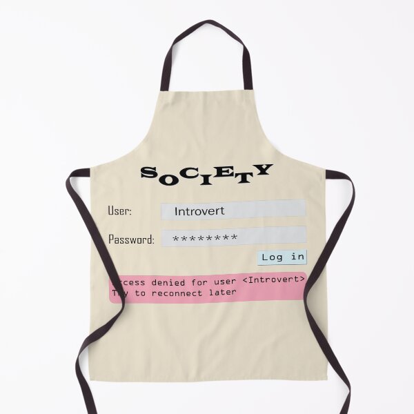 Item preview, Introvert login society designed and sold by Mahdi HAMANI.