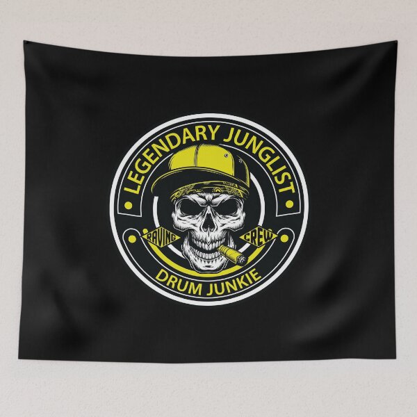 Item preview, DRUM JUNKIE - LEGENDARY JUNGLIST  designed and sold by BLICK-DESIGNS.