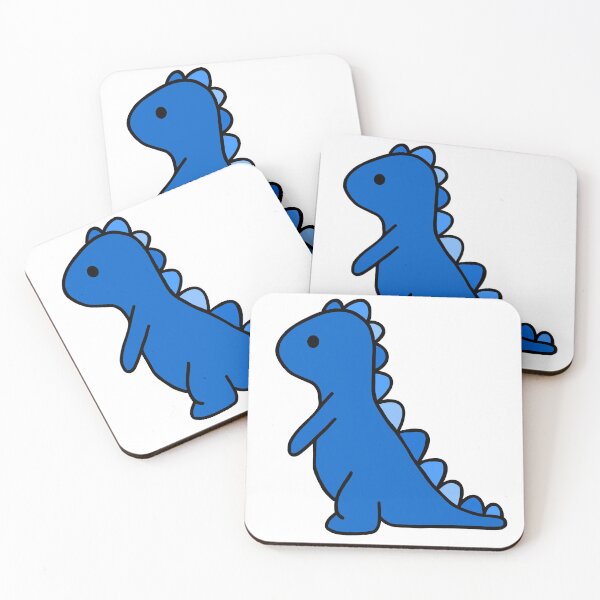 Item preview, Blue Ombré Dino designed and sold by yktv-kloi.