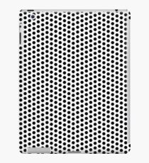 Dots pattern in black and white iPad Case/Skin