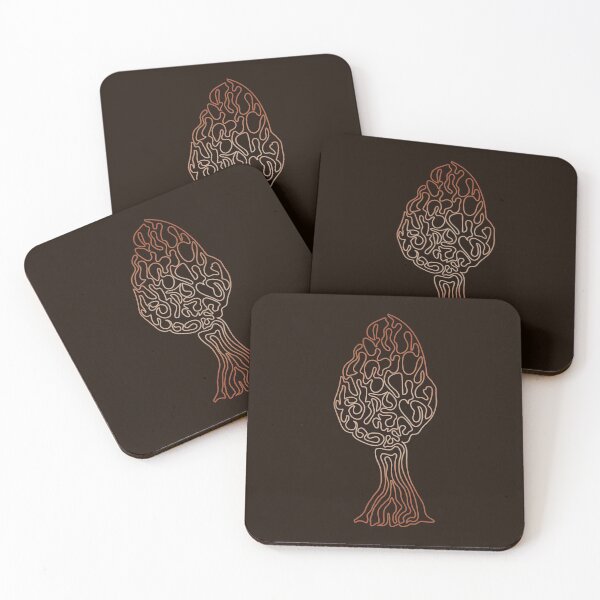 Item preview, Morel Mushroom - Doodle Line Art 06 designed and sold by serenaking.
