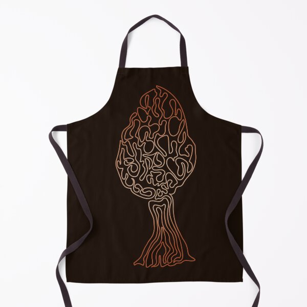 Item preview, Morel Mushroom - Doodle Line Art 06 designed and sold by serenaking.