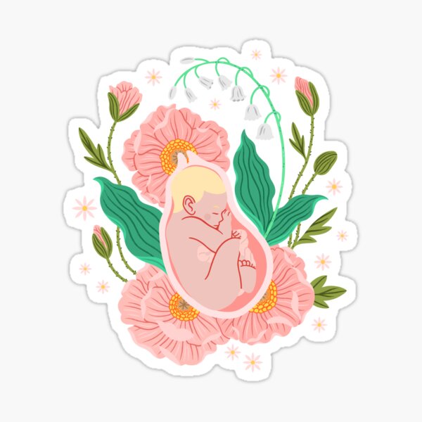 Item preview, Blooming in the Womb  designed and sold by Rachel Kiran de Haan.