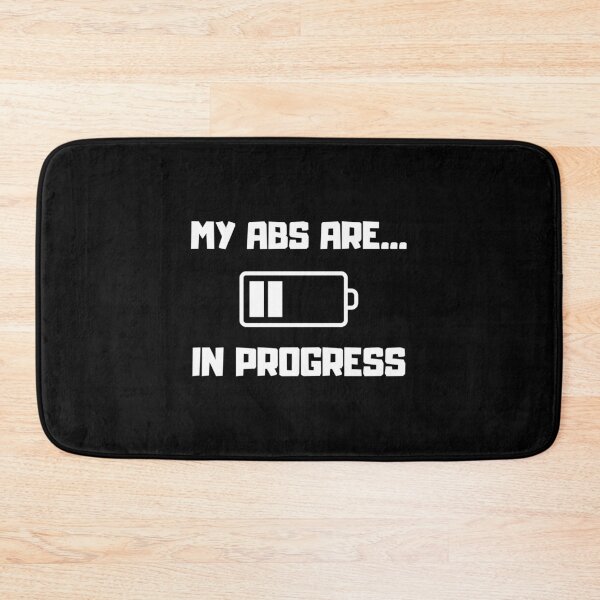 Item preview, My Abs in progress, Abs in progress incomplete, 6 pack, Gym, Fitness designed and sold by daguilon.