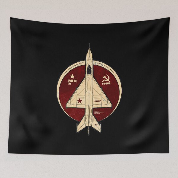 Item preview, Mig 21 Air Force CCCP Soviet Union Aviation  designed and sold by worldwarvintage.