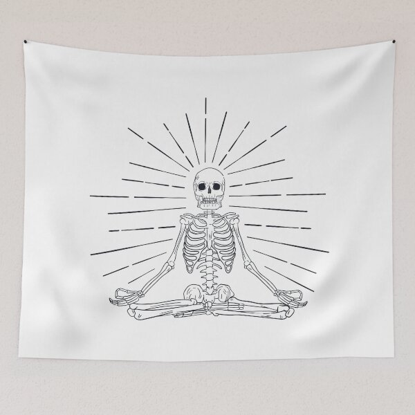 Item preview, Eternally Zen Skeleton designed and sold by Amanda Iglesias.