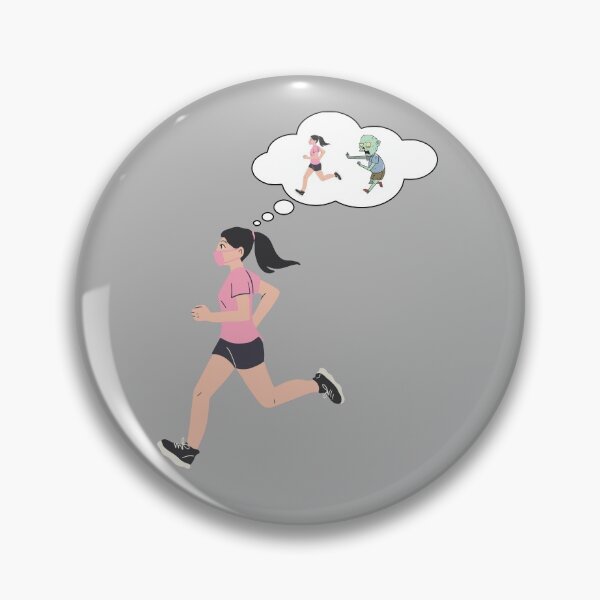 Item preview, Jogging motivation zombie designed and sold by avocadissimo.