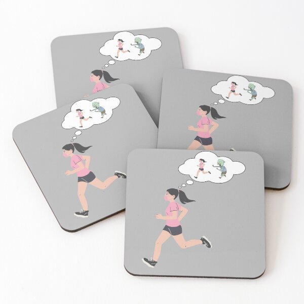 Item preview, Jogging motivation zombie designed and sold by avocadissimo.