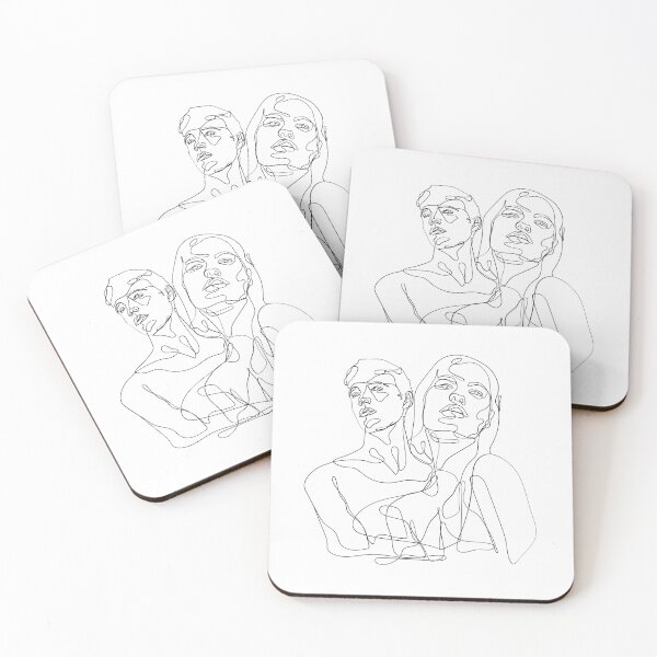 Item preview, Abstract Man And Woman Drawing designed and sold by victoriousthing.