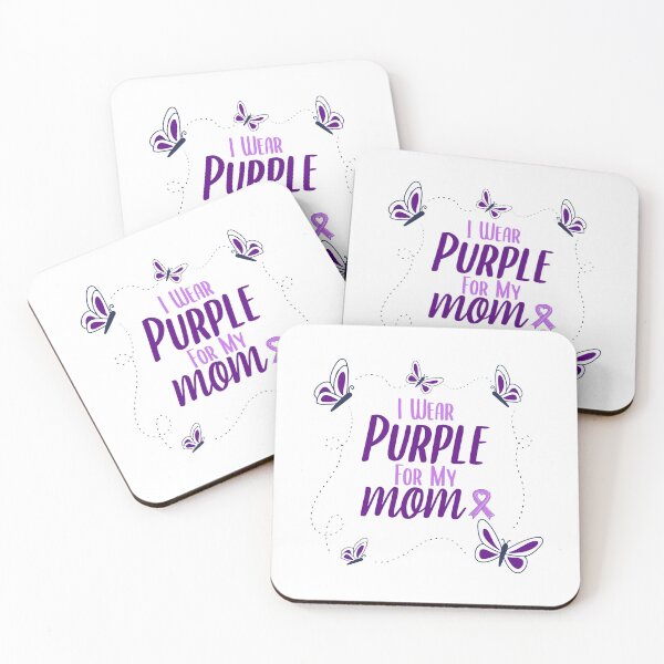 Item preview, I Wear Purple for My Mom - Alzheimer's Disease Awareness designed and sold by EMRASDesigns.