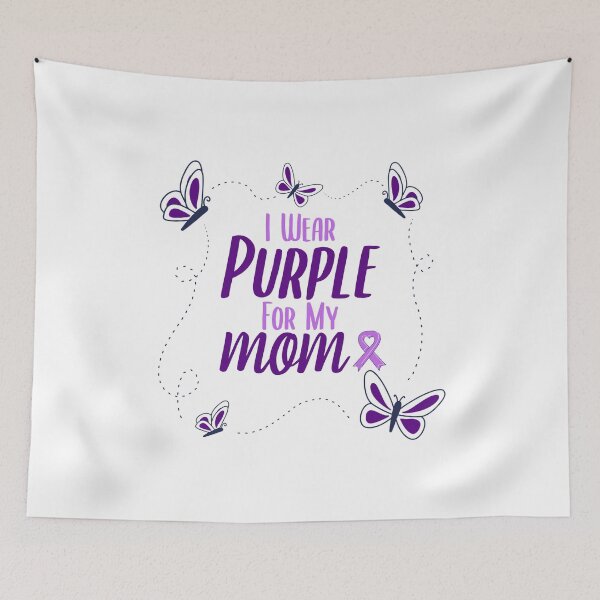 Item preview, I Wear Purple for My Mom - Alzheimer's Disease Awareness designed and sold by EMRASDesigns.