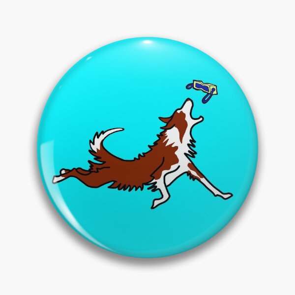 Item preview, Jumping red border collie and toy designed and sold by CabooseNori.
