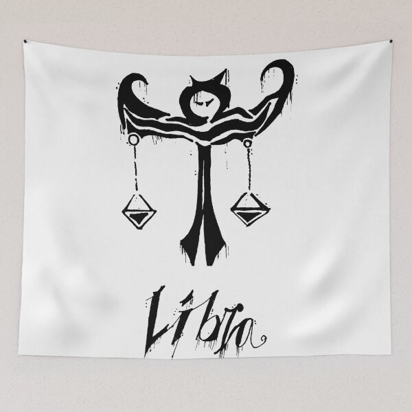 Item preview, Libra Horoscope Art Print designed and sold by LAURA TRACY.